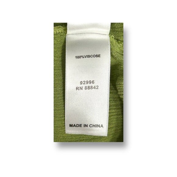 Eloquii Green Pleated Crepe Jumpsuit Wide Leg Resort Wedding Guest Size 18/20 - Picture 7 of 11